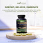 GADE NUTRITION Quercetin 500mg with Vitamin C, Zinc & Stinging Nettle – 360 Veggie Caps, 6 Month Supply