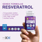 Genex Formulas 1500mg Resveratrol + BioPerine (3 Pack) | Trans-Resveratrol from Japanese Knotweed