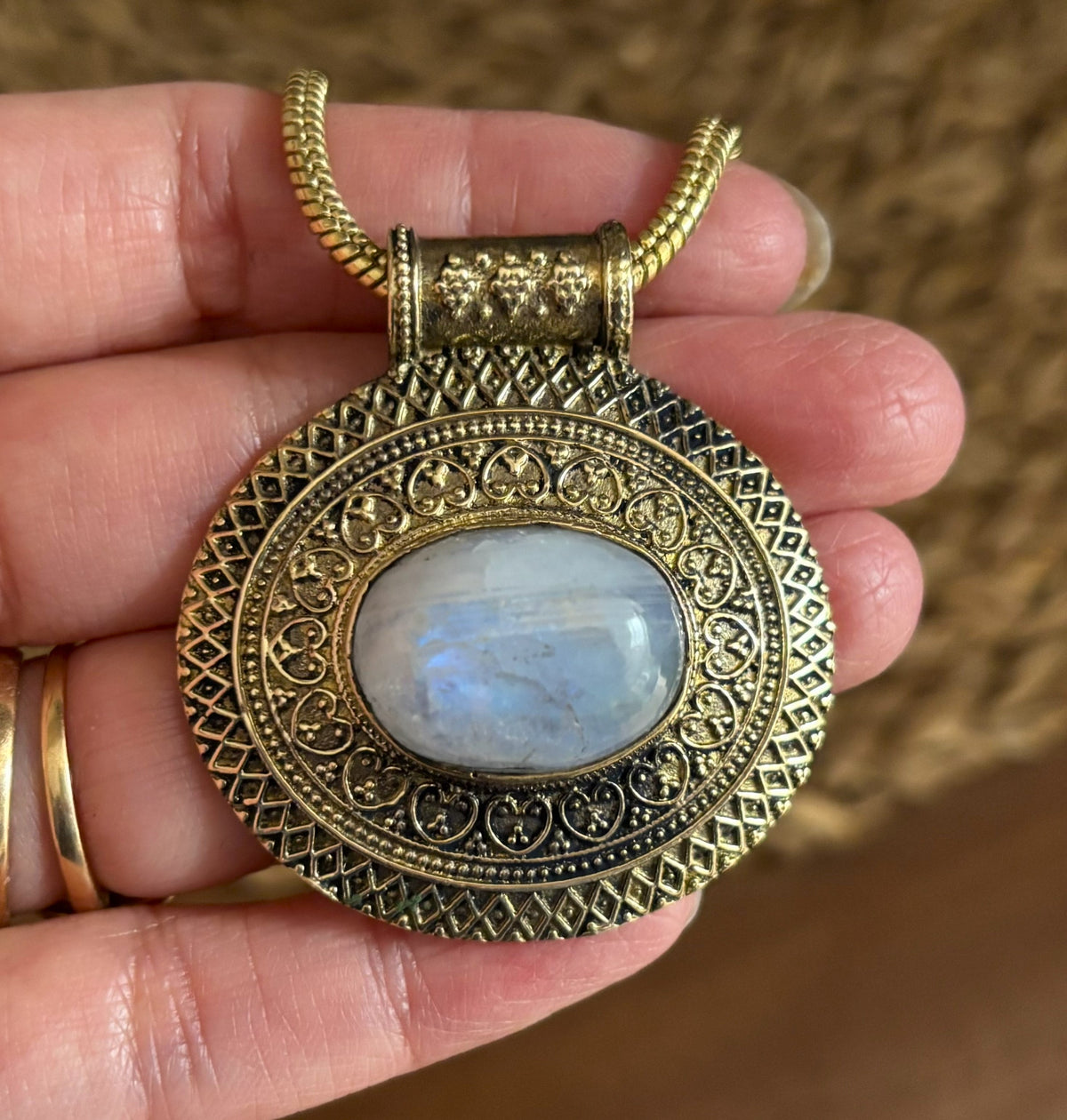 Heart of the Ancients Turquoise Pendants - Gold and Silver
