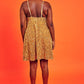 Gold Sequin Curve Size Cami Swing Dress