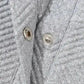 Gray Textured Kangaroo Pocket Drawstring Hooded Mini Dress