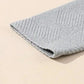Gray Textured Kangaroo Pocket Drawstring Hooded Mini Dress