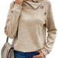 Gray Textured Kangaroo Pocket Drawstring Hooded Mini Dress