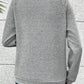 Gray Textured Kangaroo Pocket Drawstring Hooded Mini Dress
