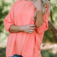Green Smocked Wrist Shift Top