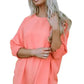 Green Smocked Wrist Shift Top