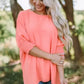 Green Smocked Wrist Shift Top