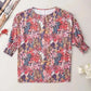 Green Smocked Wrist Shift Top