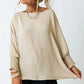 Green Smocked Wrist Shift Top