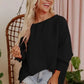 Green Smocked Wrist Shift Top
