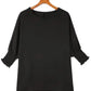 Green Smocked Wrist Shift Top