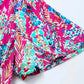 Floral Maxi Dress with V Neck - Green Wrap Style