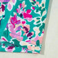 Floral Maxi Dress with V Neck - Green Wrap Style