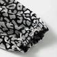 Luxurious Grey Leopard Velvet Blouse for Bold Style
