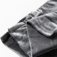 Luxurious Grey Leopard Velvet Blouse for Bold Style