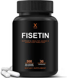 HUMANX Fisetin 500mg – 98% Pure Fisetin Supplement | Senolytic Activator | USA Made Non-GMO Capsules