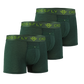 3-pack: IKON Men's 3" Trunks - Green Marle
