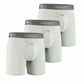 3-pack: IKON X Men's 6" Boxers - Silver/Charcoal