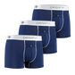 3-Pack: IKON X Men's 3" Trunks - Navy/White