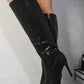 Side Zip Stiletto Boots