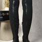 Knitted Platform Over The Knee Chunky Boots