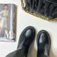Faux Leather Chunky Platform Boots