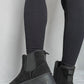 Fluffy Platform Sole Chelsea Faux Fur Lined Ankle Boots