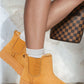 Fluffy Platform Sole Chelsea Faux Fur Lined Ankle Boots