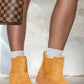 Fluffy Platform Sole Chelsea Faux Fur Lined Ankle Boots