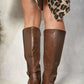 Knee High Buckle Boots