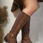 Knee High Buckle Boots