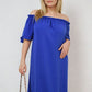 Knot Cuff Off Shoulder Mini Dress