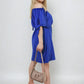 Knot Cuff Off Shoulder Mini Dress