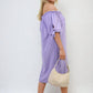 Knot Cuff Off Shoulder Mini Dress