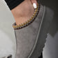 Aztec Detail Low Ankle Platform Slipper Boots