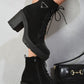 Lace Up Combat Heeled Ankle Boots