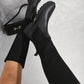 High Sock Platform Boots