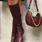 High Sock Platform Boots