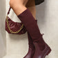 High Sock Platform Boots