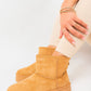 Thick Heel Platform Boots