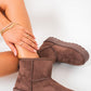 Thick Heel Platform Boots