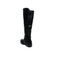 Faux Leather Buckle Knee High Boots