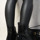 Lace-Up Platform Ankle Boots