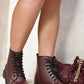 Lace-Up Platform Ankle Boots