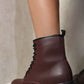 Lace-Up Platform Ankle Boots