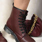 Lace-Up Platform Ankle Boots