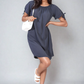 Knot Cuff Off Shoulder Mini Dress