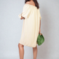 Knot Cuff Off Shoulder Mini Dress
