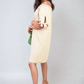 Knot Cuff Off Shoulder Mini Dress