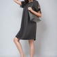 Knot Cuff Off Shoulder Mini Dress